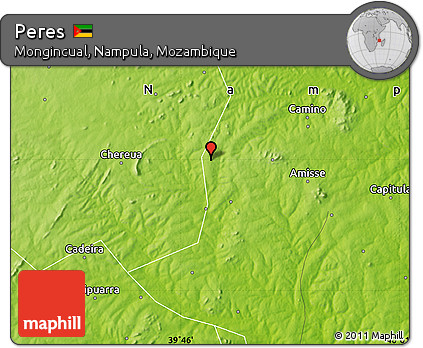 Physical Map of Peres