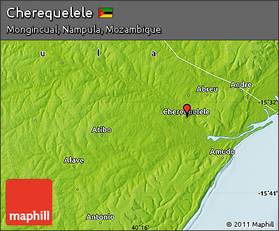 Physical Map of Cherequelele