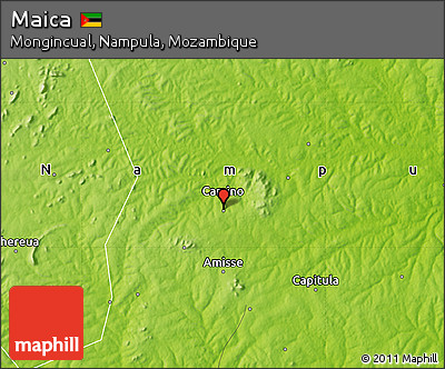 Physical Map of Maica