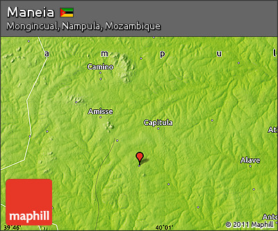 Physical Map of Maneia