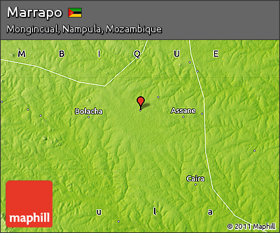 Physical Map of Marrapo