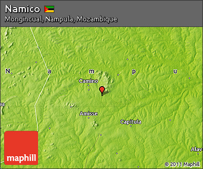 Physical Map of Namico