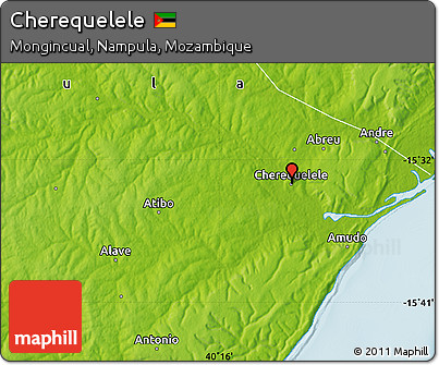 Physical Map of Cherequelele
