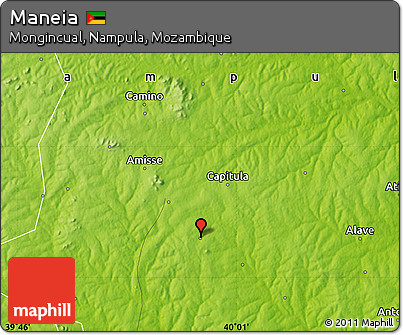 Physical Map of Maneia