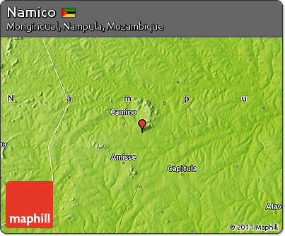 Physical Map of Namico