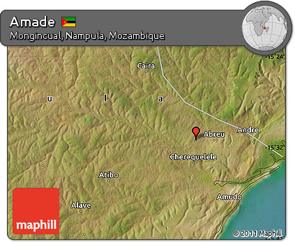 Satellite Map of Amade