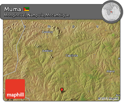 Satellite Map of Muma