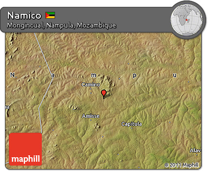 Satellite Map of Namico