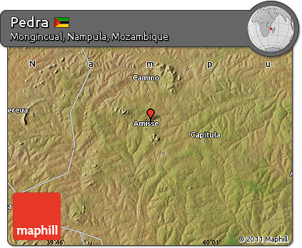 Satellite Map of Pedra