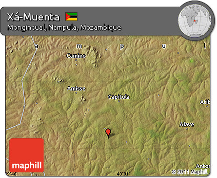 Satellite Map of Xá-Muenta