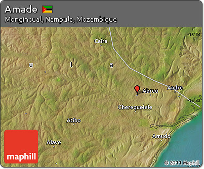 Satellite Map of Amade