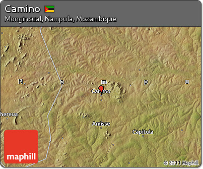 Satellite Map of Camino