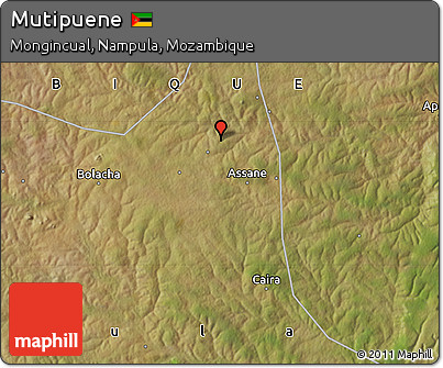Satellite Map of Mutipuene