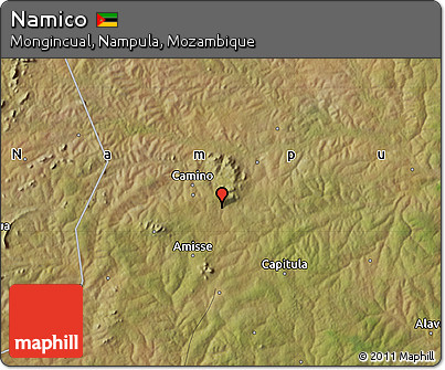 Satellite Map of Namico