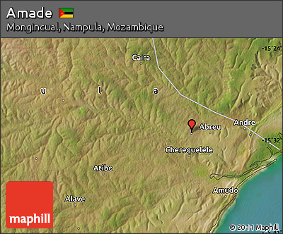 Satellite Map of Amade