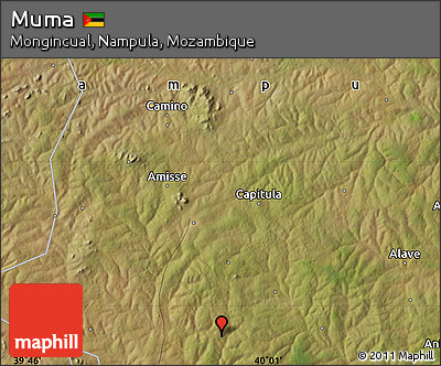 Satellite Map of Muma