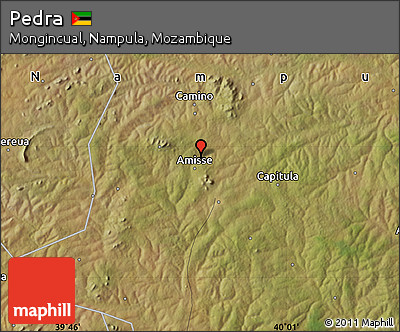 Satellite Map of Pedra