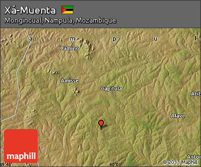 Satellite Map of Xá-Muenta