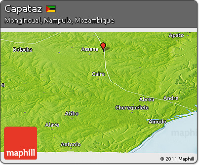 Physical Panoramic Map of Capataz