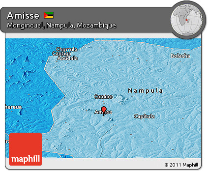 Political Panoramic Map of Amisse