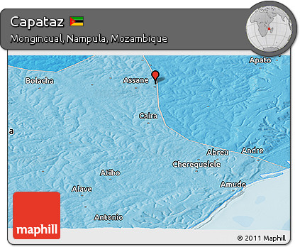 Political Panoramic Map of Capataz