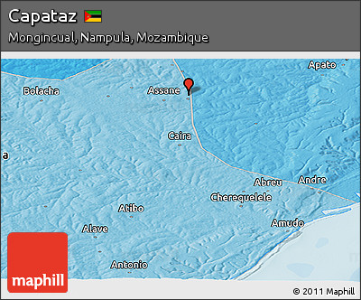 Political Panoramic Map of Capataz