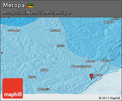 Political Panoramic Map of Metopa