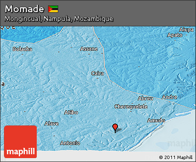 Political Panoramic Map of Momade