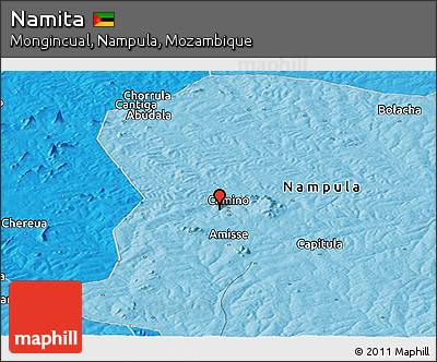 Political Panoramic Map of Namita