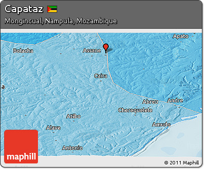 Political Panoramic Map of Capataz
