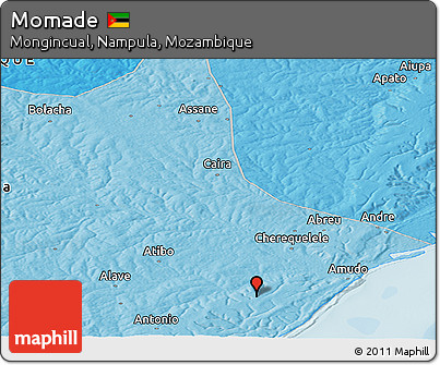 Political Panoramic Map of Momade