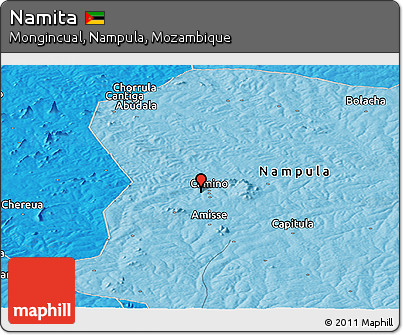 Political Panoramic Map of Namita