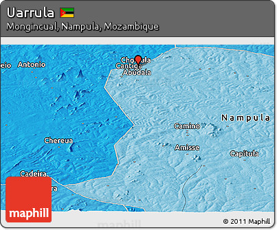 Political Panoramic Map of Uarrula