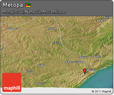 Satellite Panoramic Map of Metopa