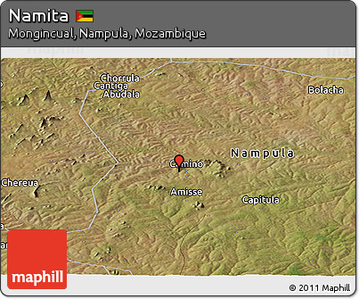 Satellite Panoramic Map of Namita