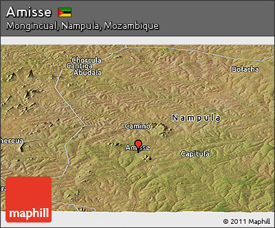 Satellite Panoramic Map of Amisse