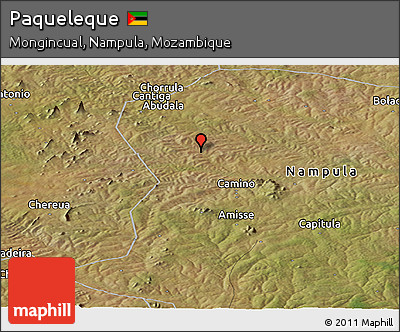Satellite Panoramic Map of Paqueleque