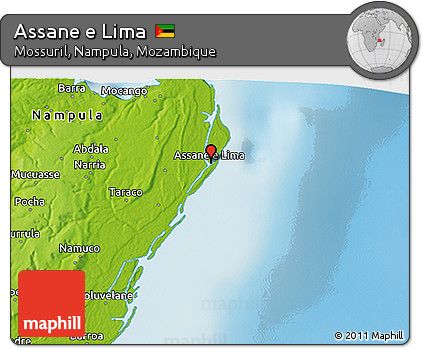 Physical 3D Map of Assane E Lima