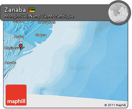 Political 3D Map of Zanaba