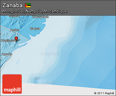 Political 3D Map of Zanaba