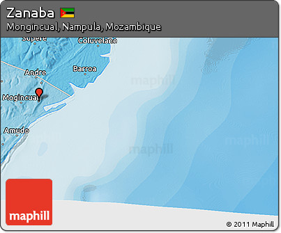 Political 3D Map of Zanaba