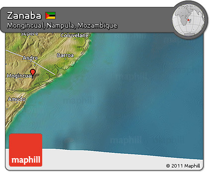 Satellite 3D Map of Zanaba