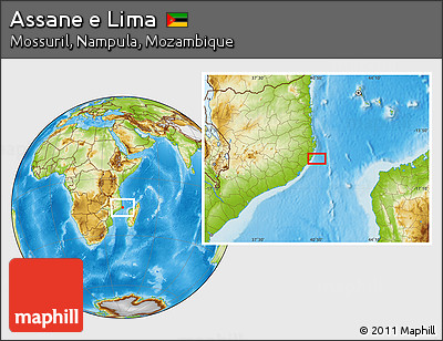 Physical Location Map of Assane E Lima