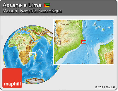 Physical Location Map of Assane E Lima