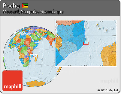 Political Location Map of Pocha
