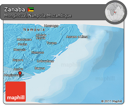 Political Panoramic Map of Zanaba