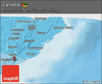 Political Panoramic Map of Zanaba