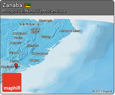Political Panoramic Map of Zanaba