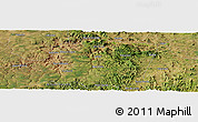 Satellite Panoramic Map of the area around 15° 27' 46" S, 40° 43' 30" W
