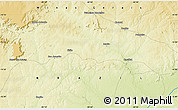 Physical Map of the area around 15° 27' 46" S, 44° 58' 30" W